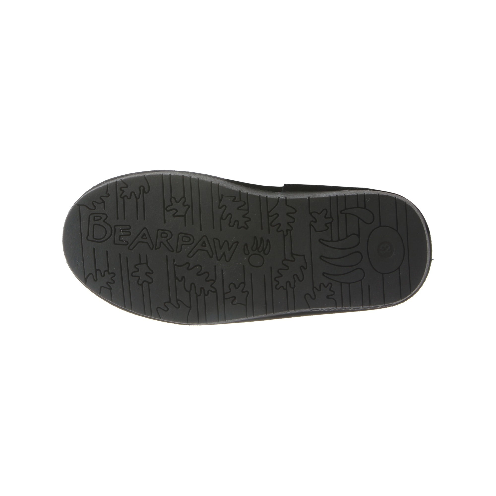 Bearpaw Phylly Kid's Leather Boots - 1955Y 011 - Black - Bottom View
