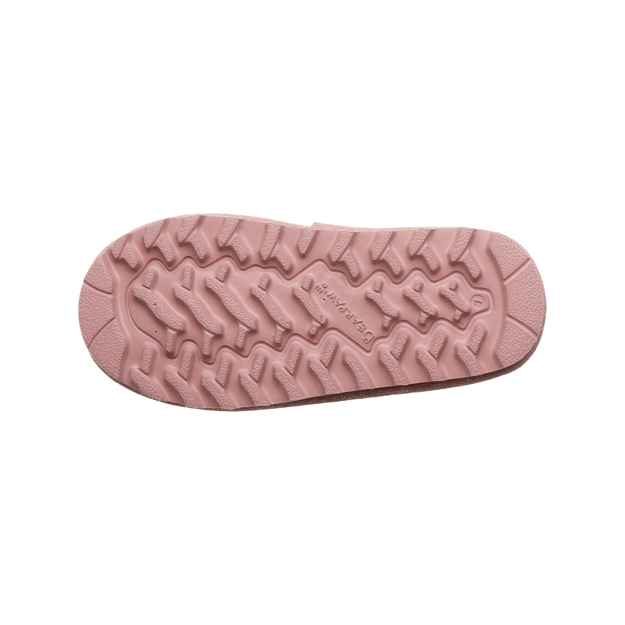 Bearpaw Elle Toddler Zipper Boot 636 - Pink Glitter - Bottom View