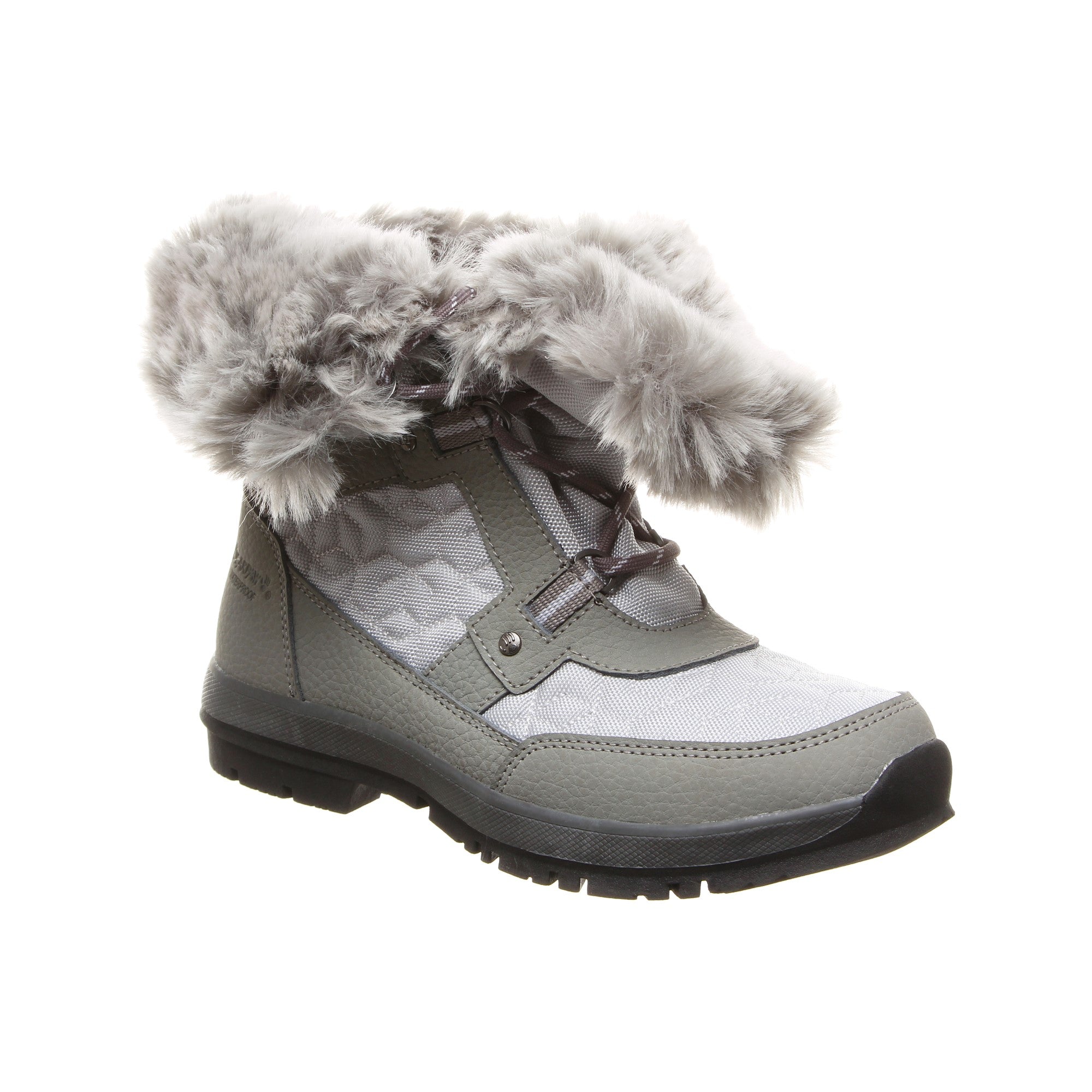 Bearpaw Marina - Women's Waterproof Snow Boot - 2150W 852 1 - Charcoal/lt.grey - down