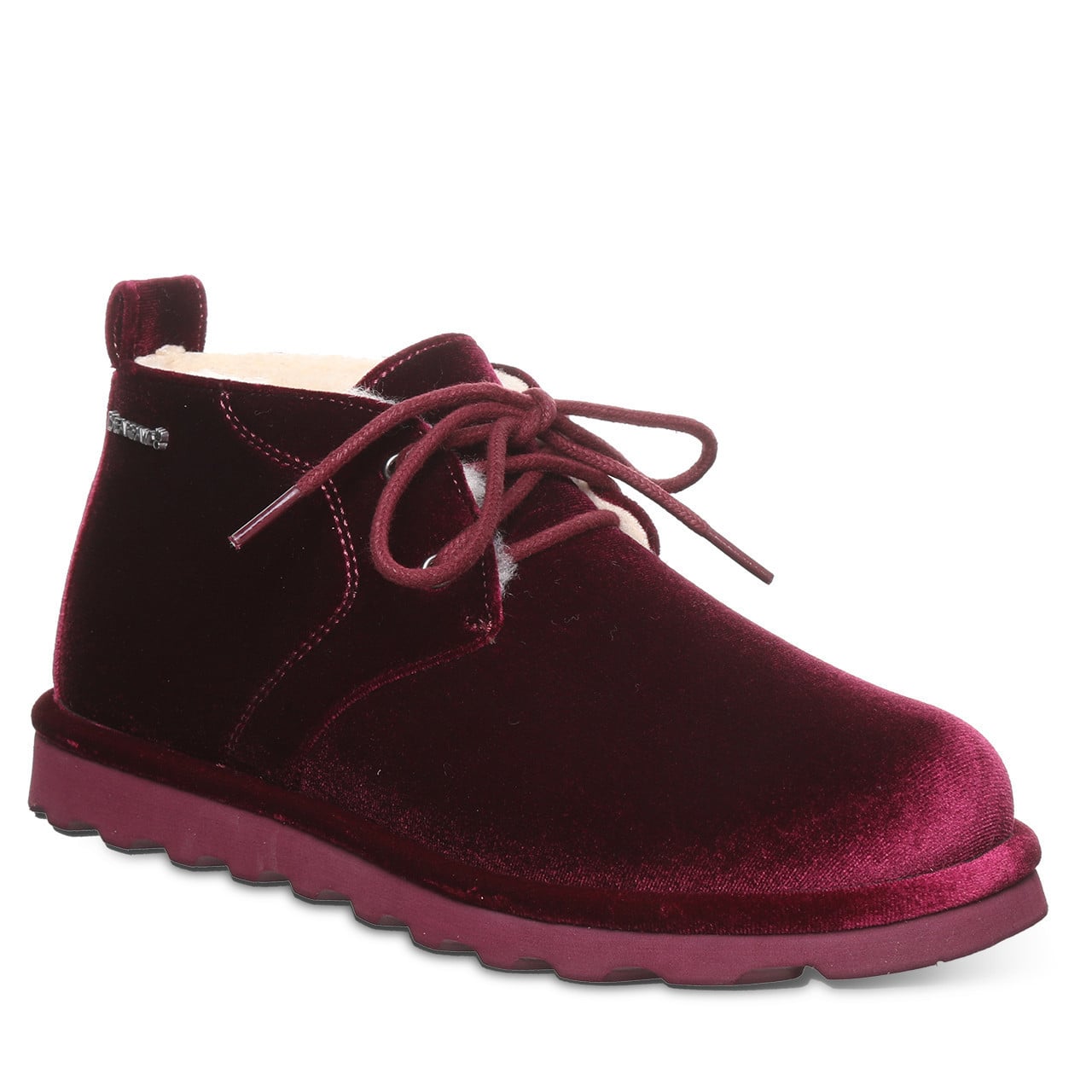 Bearpaw Skye Women's Leather Chukka Boots - 2578W - 2578w 602 1 Burgundy