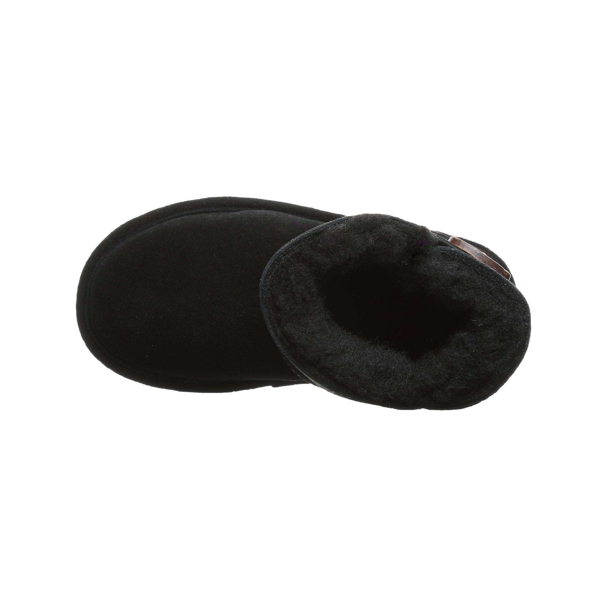 Bearpaw Rosaline Toddler Toddler Leather Boots - 2588T 011 - Black - Bottom View