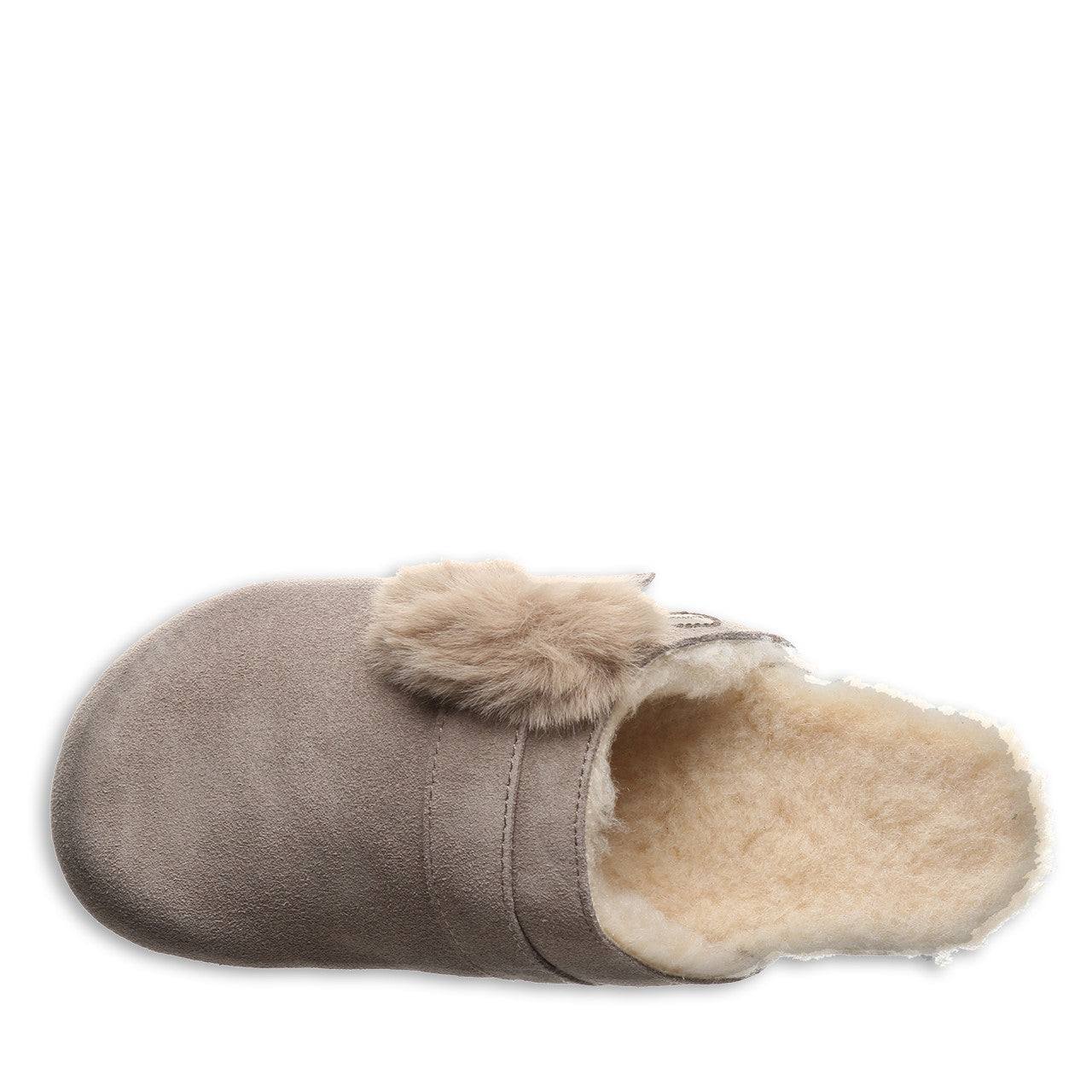 Bearpaw Stevie Women's Leather Slippers - 2869W 276 - Stone - View