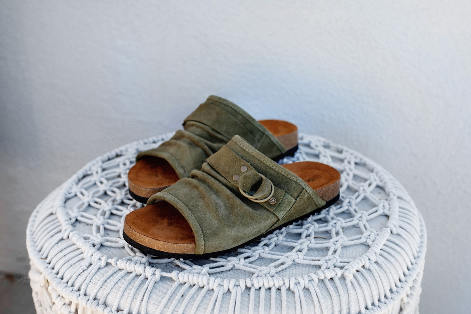 Bearpaw Lillie Women's Slip-on Cork Sandals - 2907W - Lifestyle