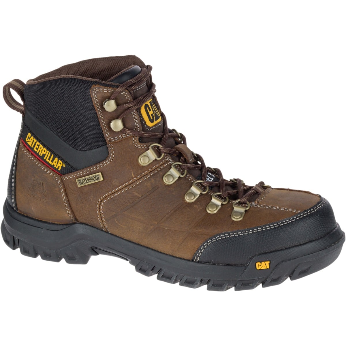 Caterpillar Threshold Waterproof Steel Toe Work Boot Men