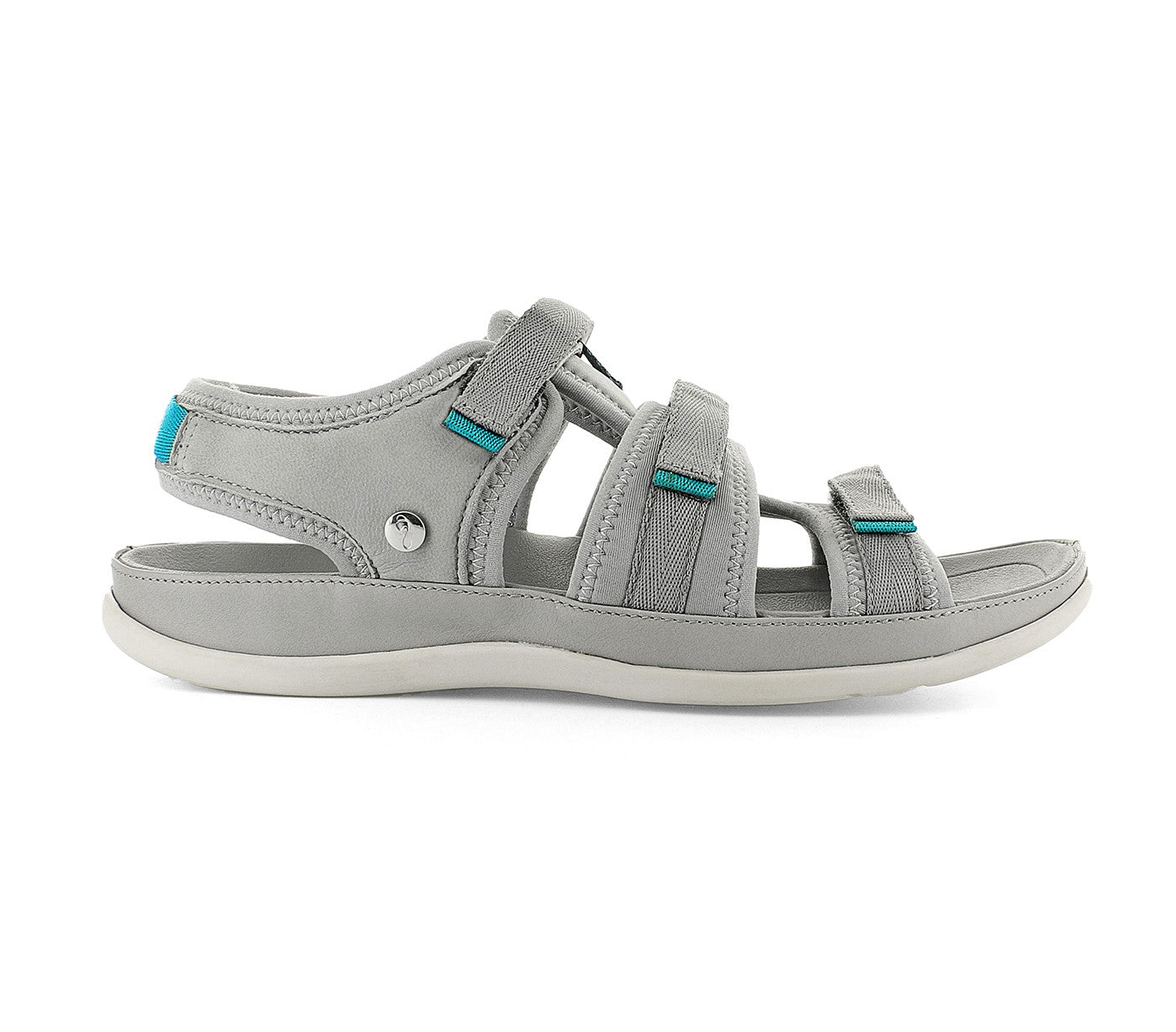 Strive Dalma - Women's Arch Supportive Adjustable Walking Sandal - Dalma Dark Grey Lateral