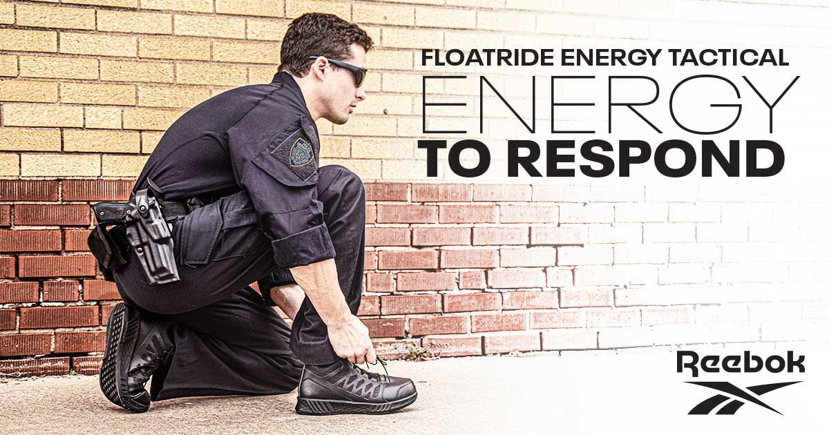 Reebok Men's Floatride Energy Mid-Cut Tactical Boot - Black -