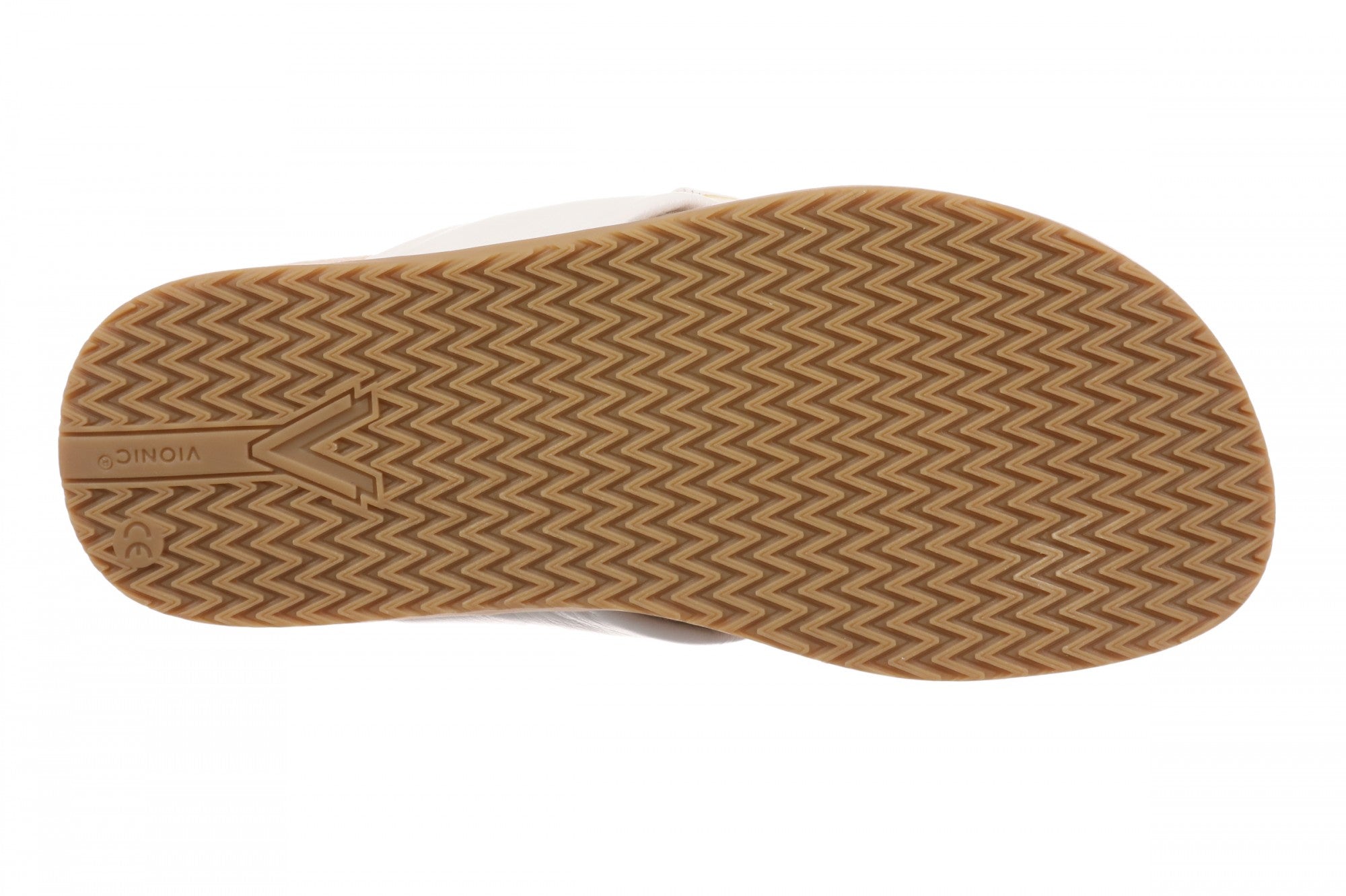 Vionic Eva Women's Orthotic Arch Support Comfort Thong Sandal - Sea Salt - Bottom