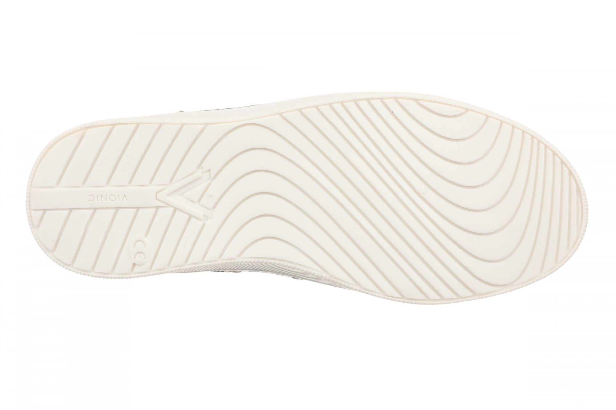Vionic Cyan Women's Comfort Arch Support Lace-Up Sneaker - Ivory/black Multi - Bottom