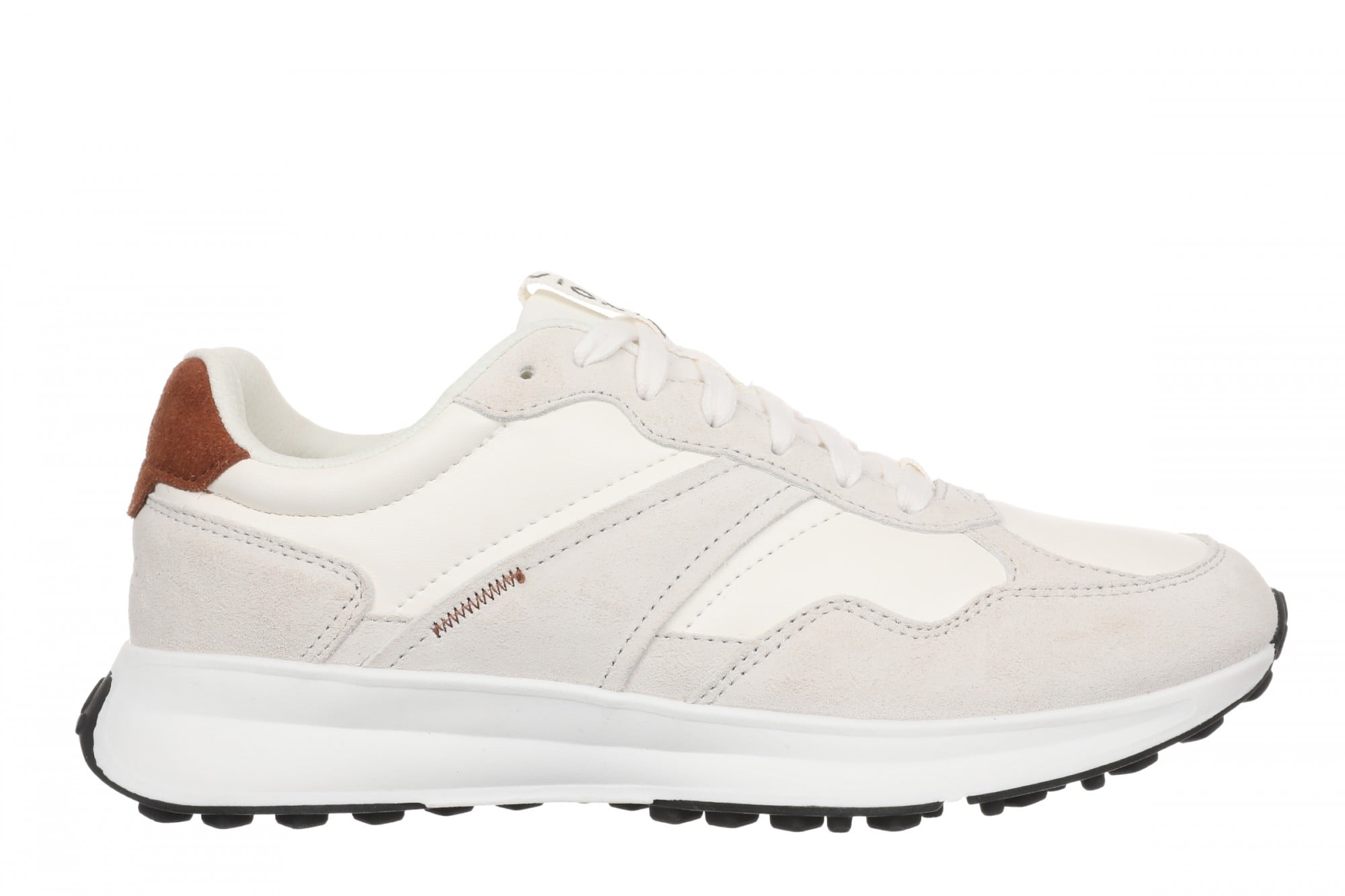 Vionic Sienna Women's Lace-Up Arch Support Sneaker - Cream - Side