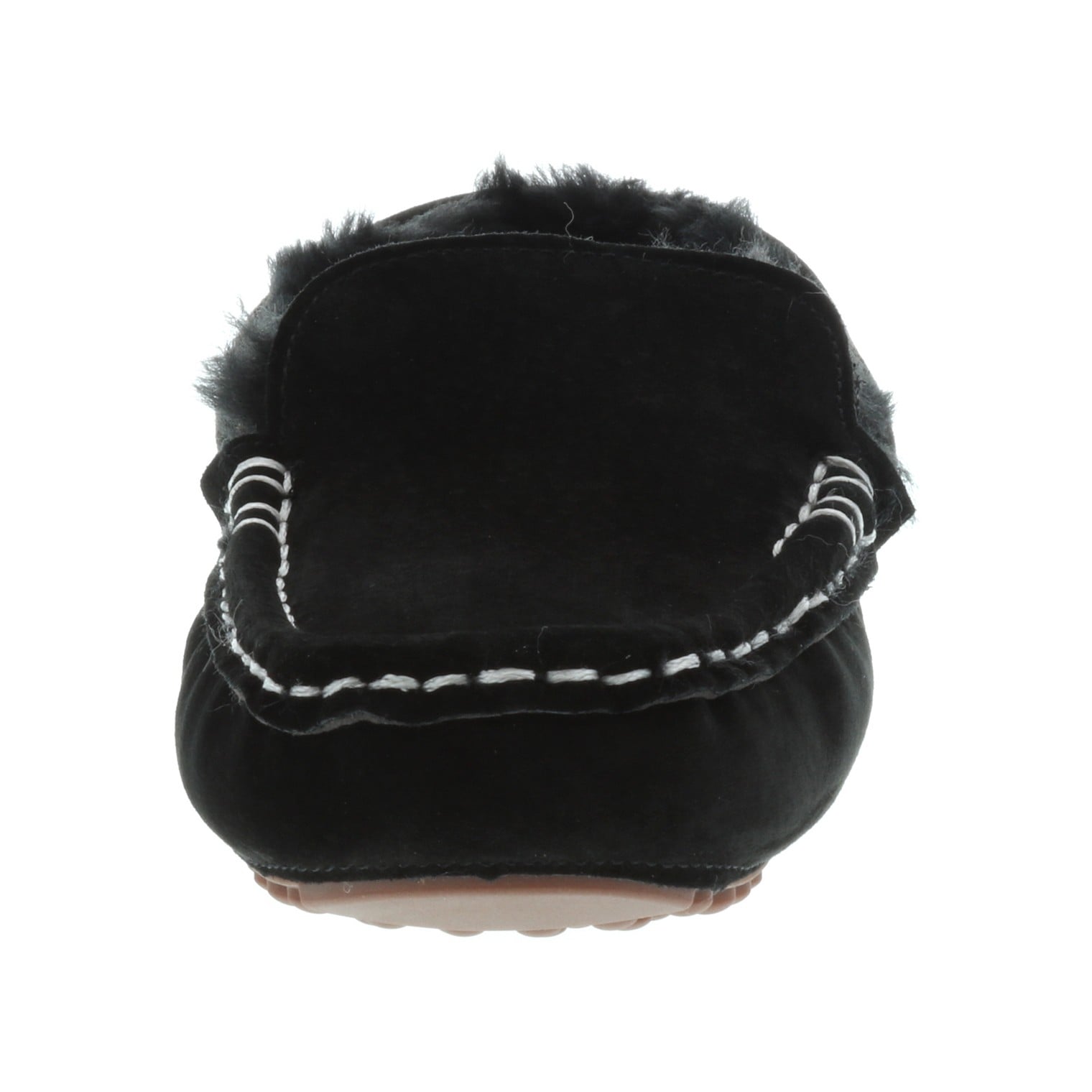 Lamo Callie Moc Slippers EW1934 - Black - Front View