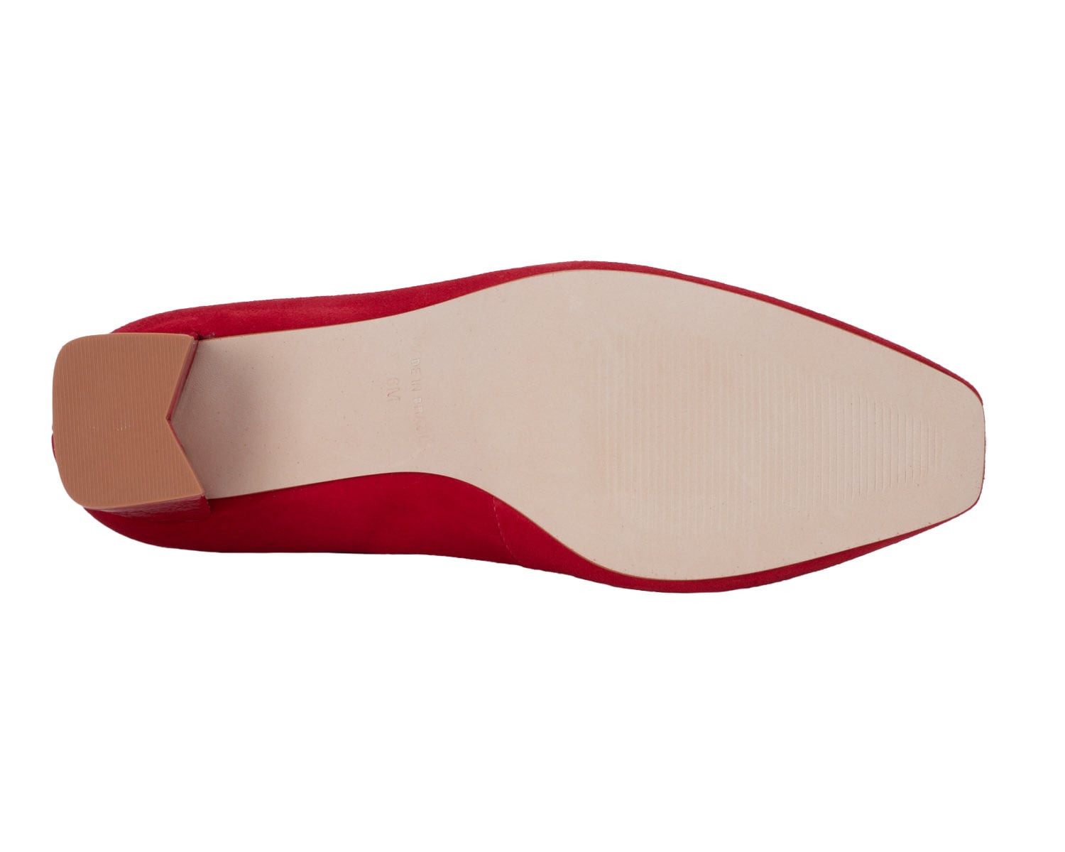Ros Hommerson Meredith Women's Pump - Red Suede - Top View