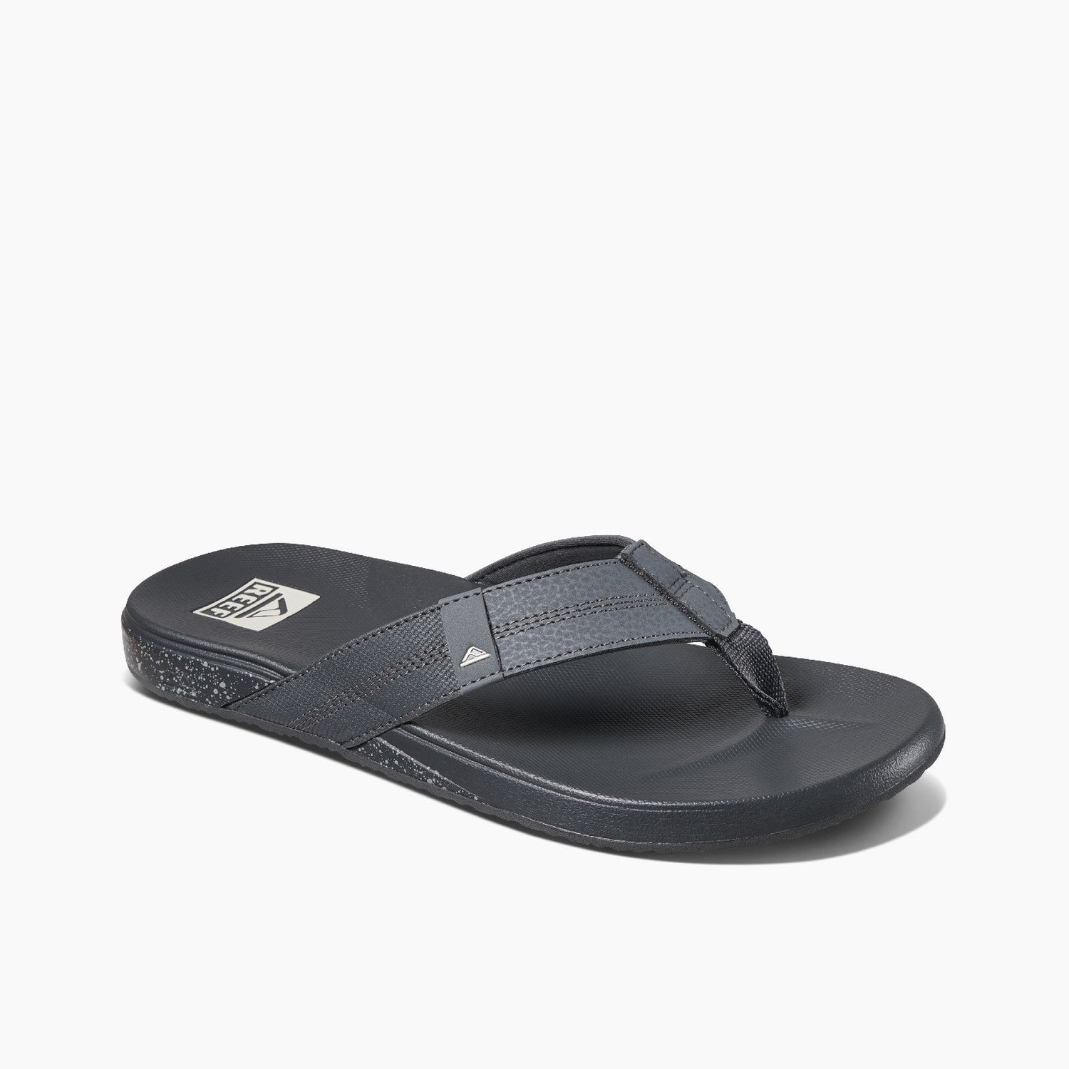 Reef Phantom Men\'s Black Flip-Flop Sandals Reef Phantom II Men main image 3