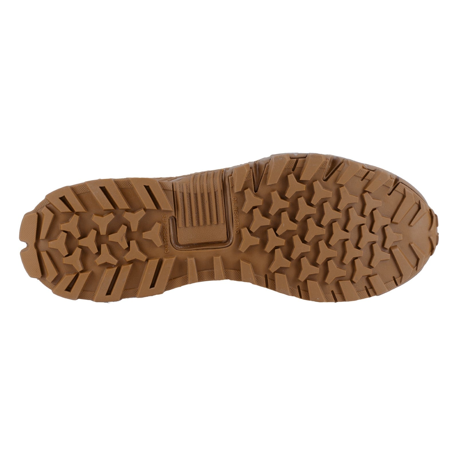 Reebok Work Men's Trailgrip Safety Toe 8" Coyote Waterproof Insulated Tactical Boot with Side Zipper - - Outsole View