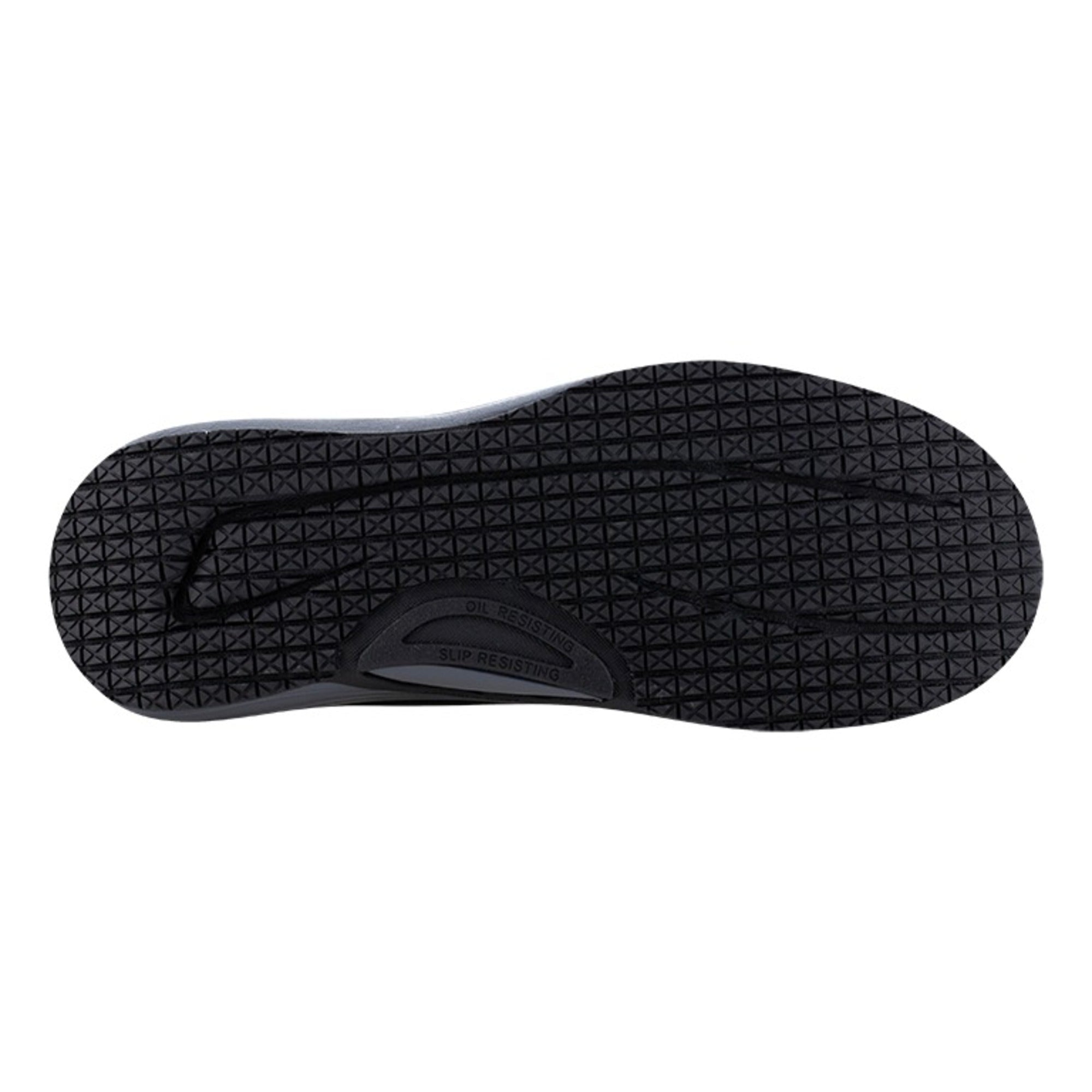 Reebok Women's RB512 Black and Gray Lite Plus 4 Work Composite Toe Athletic - Black - bottom view