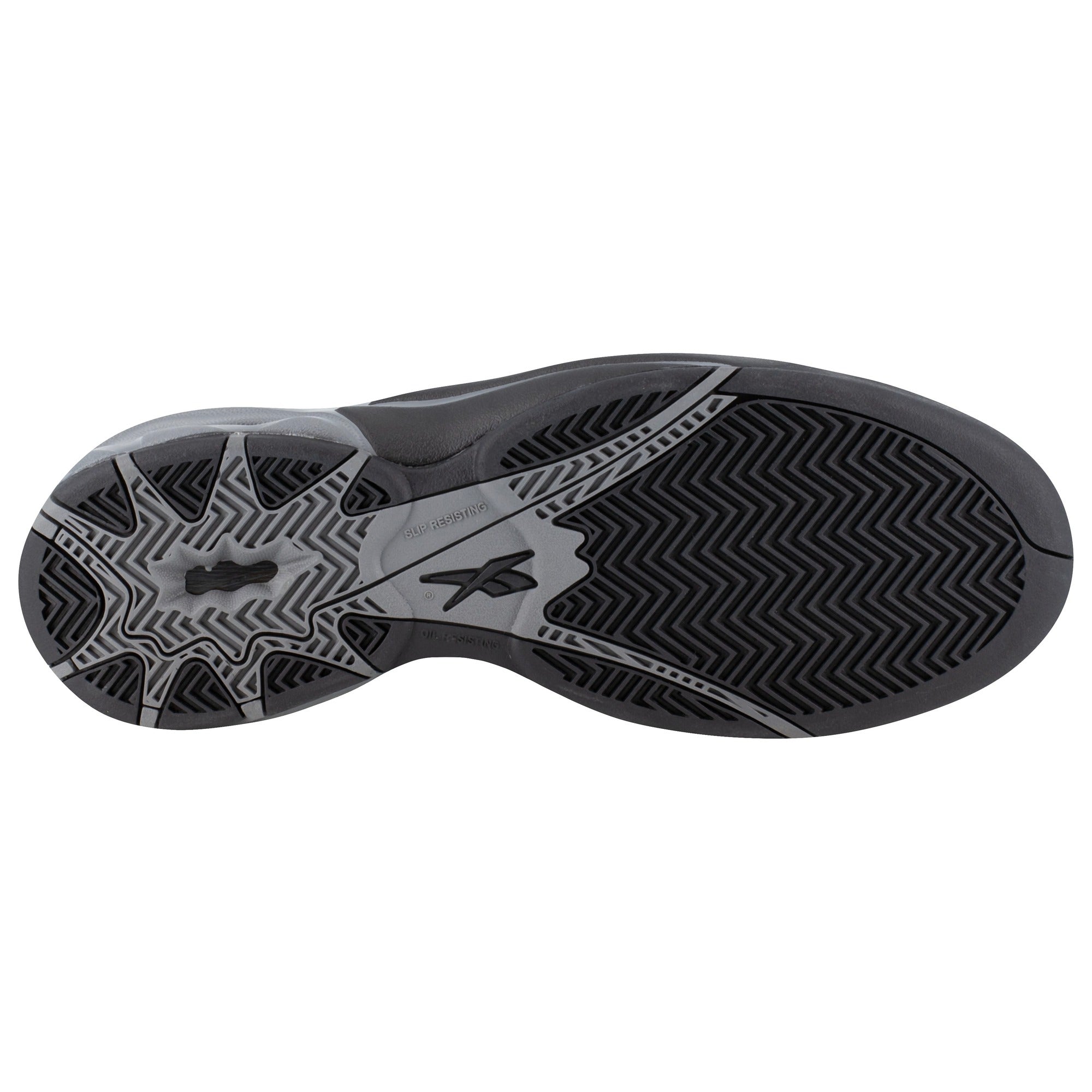 Reebok Men's RB9406 Black and Dark Gray The Blast Work Composite Toe Athletic - Black - bottom view