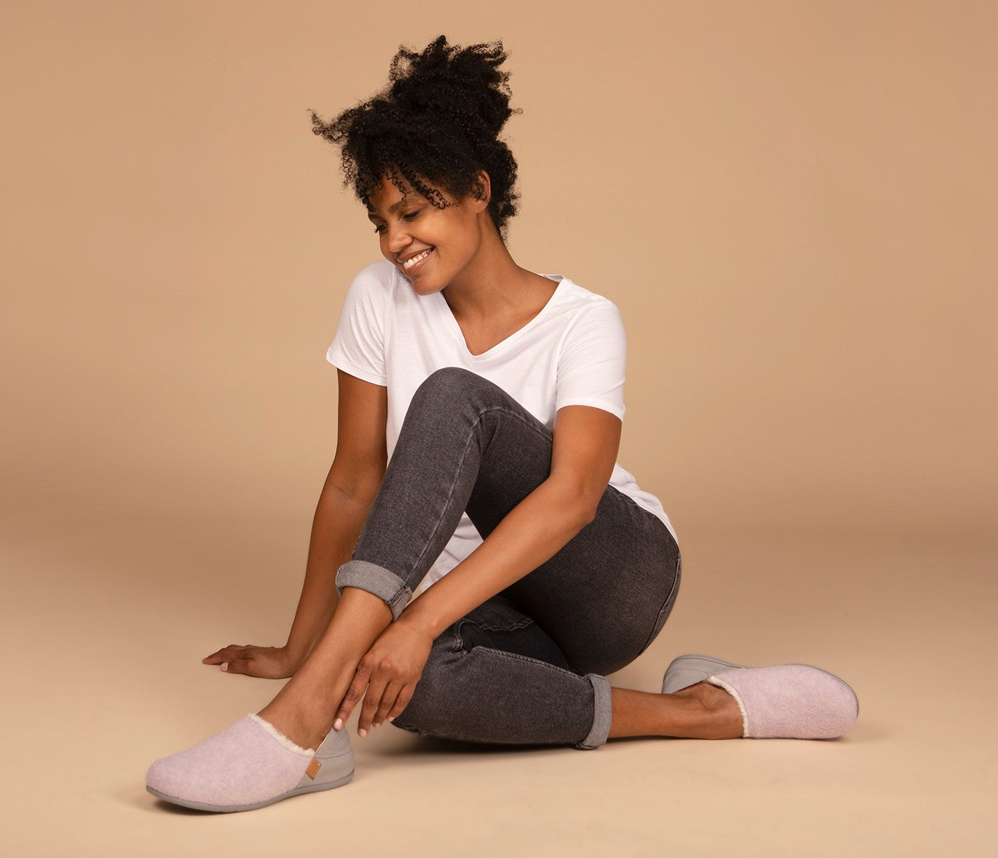 Strive Sofia Women's Fold Down Heel Supportive Slipper - SOFIA Lilac