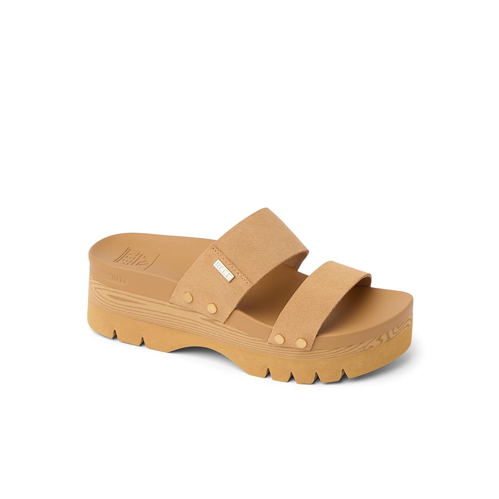 Reef Vista Higher Cleo Women's Sandals - Tan Suede