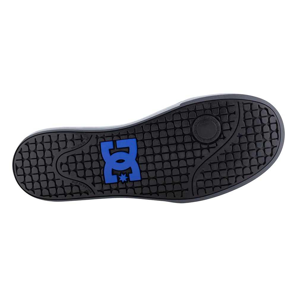 DC Work Crew Pure Work Men's Composite Toe High-Top Work Shoe - Black / Gray / Blue -