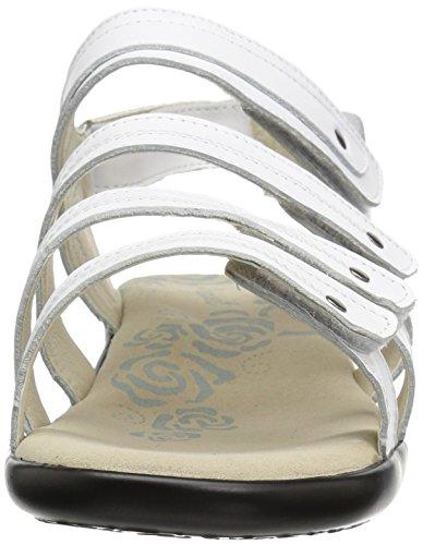 Propet Aurora - Women's Leather Adjustable Sandals - White