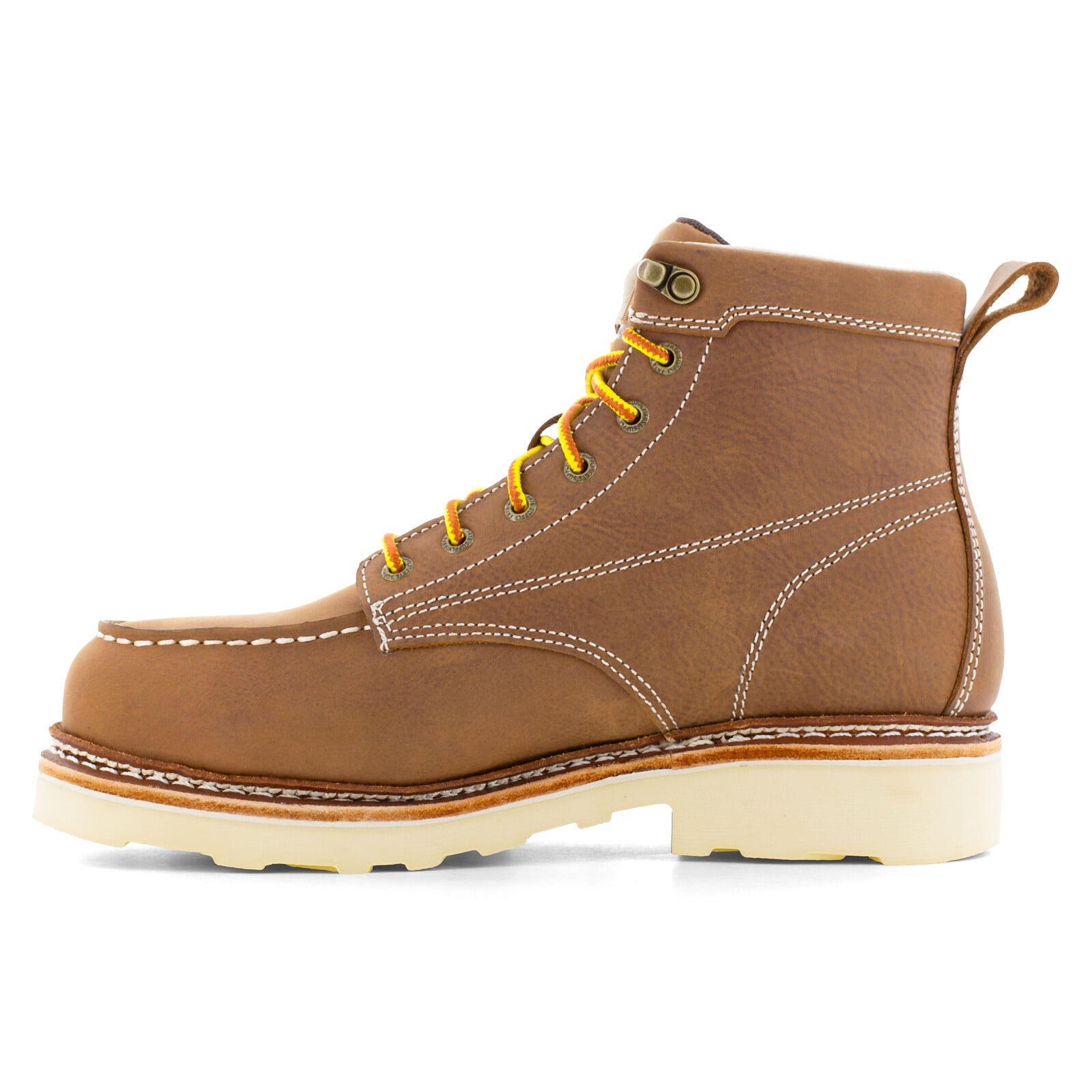Frye Supply Men's FR40302 Brown The Safety-Crafted Work Boot Steel Toe 6" Boot - Brown - view 04