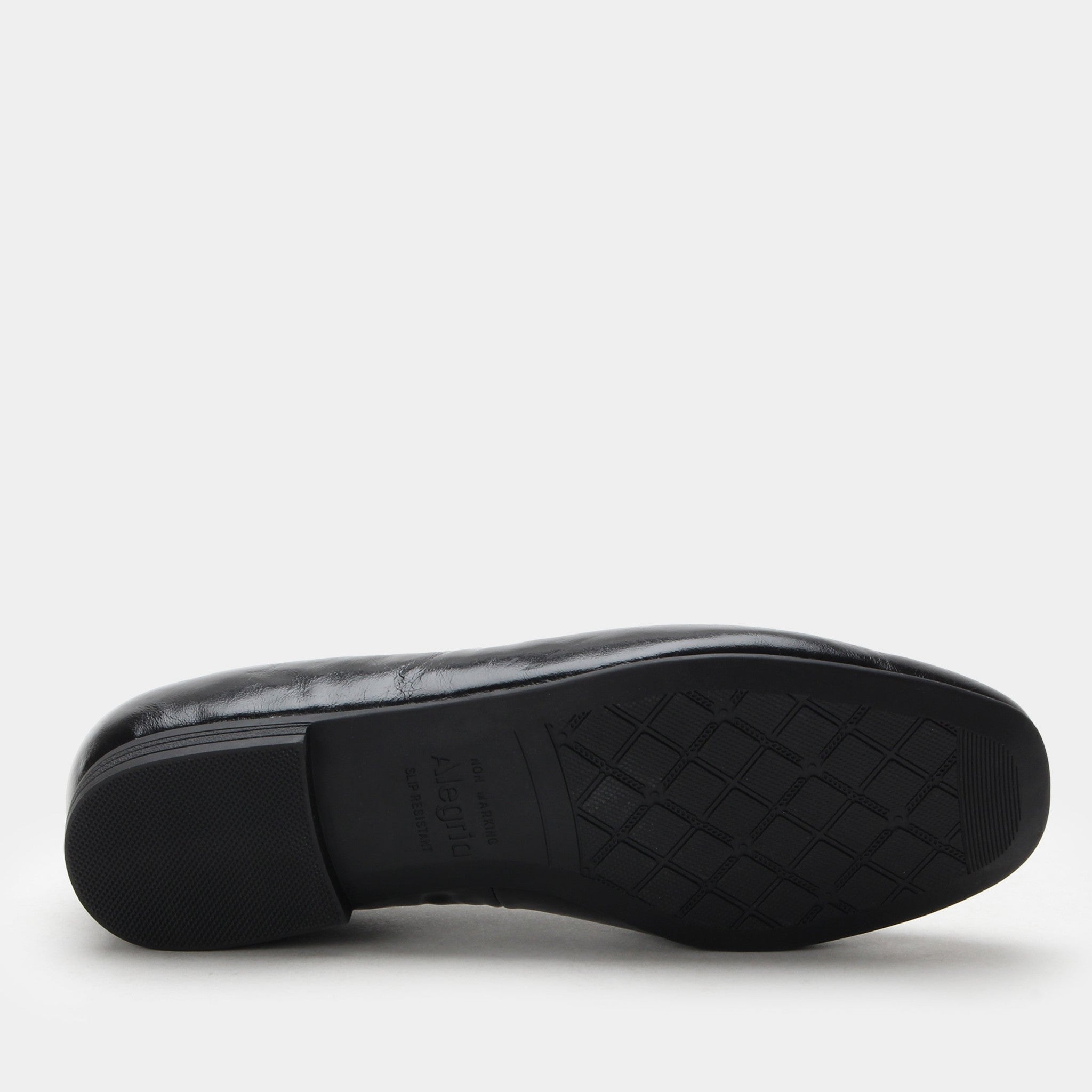 Alegria Leilah Comfort Arch Support Women's Ballet Flat - Black Gloss - 7