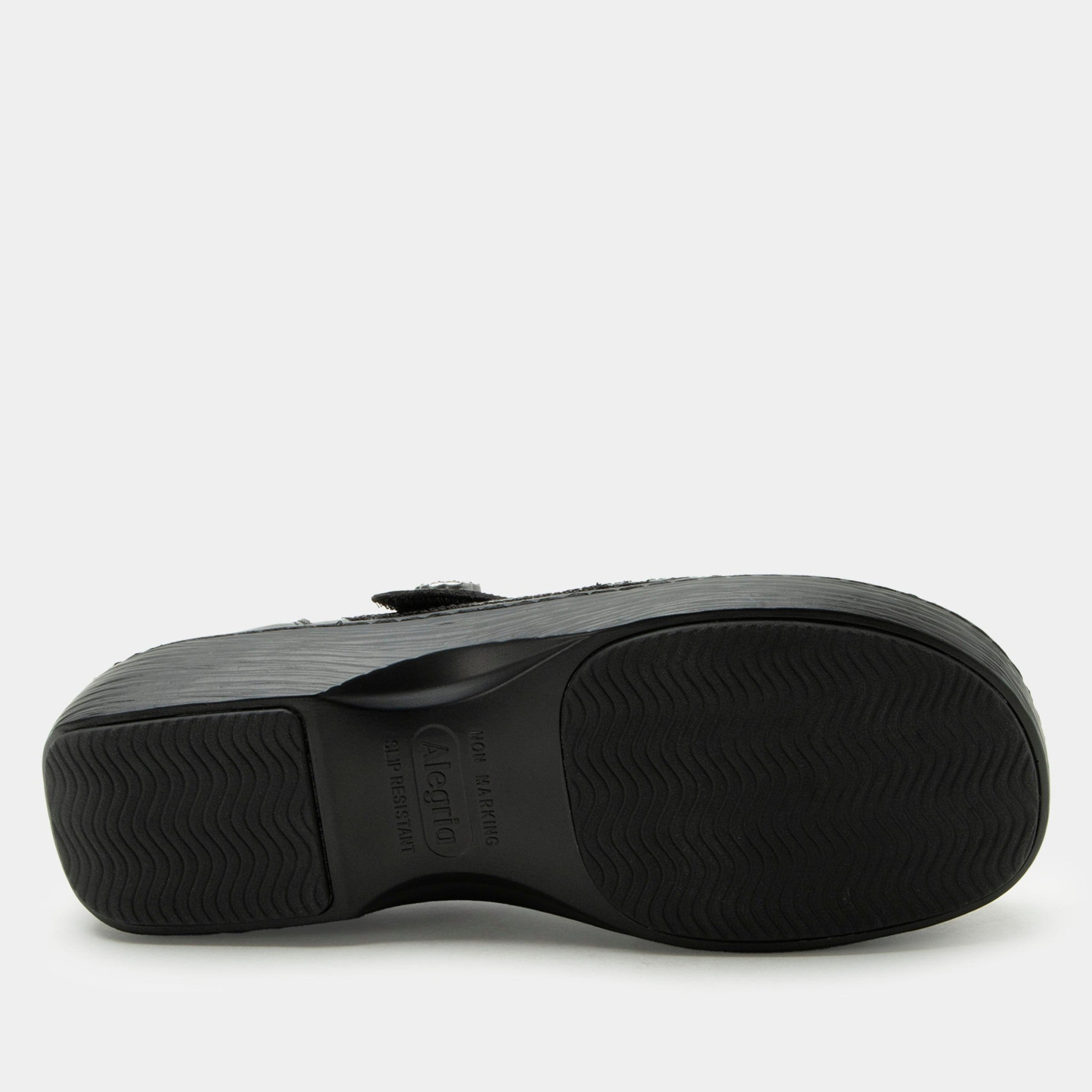 Alegria Opheliah Wood Look Rocker Comfort Arch Support Women's Shoe - 6453 Black Breeze - 6