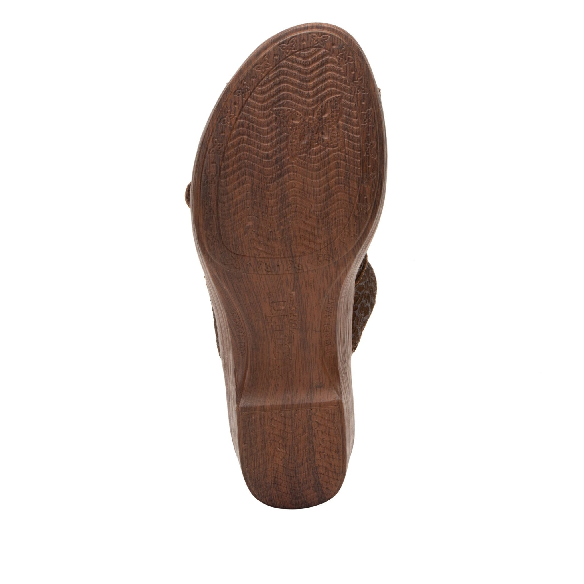 Alegria Sierra Comfort Arch Support Women's Wedge Sandal - Delicut Tawny - 6