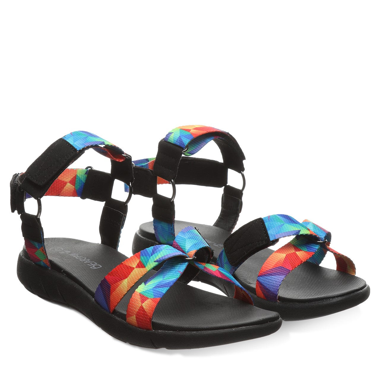 Bearpaw Becca Women's Webbing Tape/micro Sandals - 2904W Bearpaw- 965 - Prism - 8