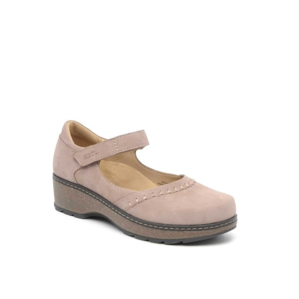 Earth Kalece Leather Mary Jane Casual Cushioned Arch Support Women's Mules & Loafers - Taupe - 8