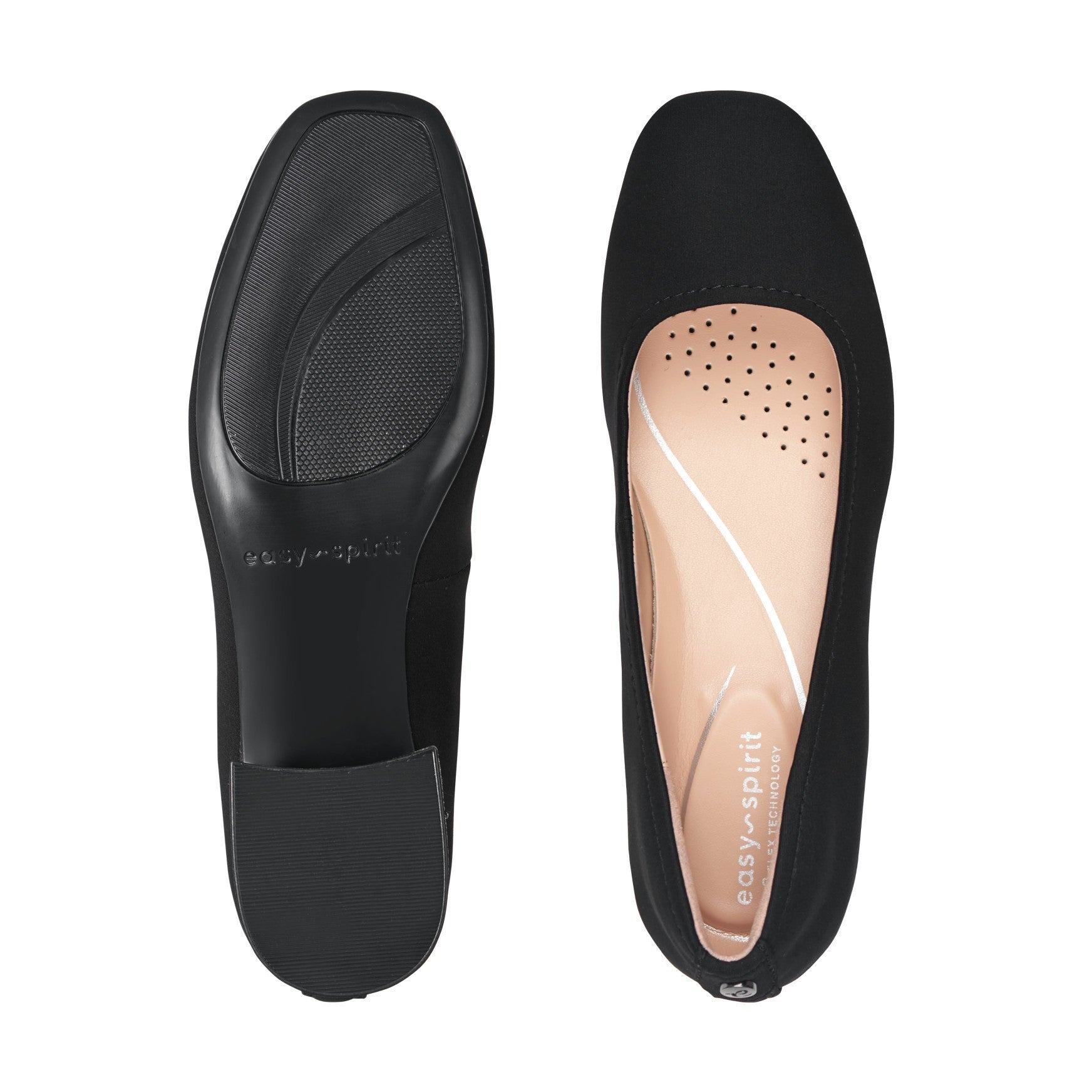 Easy Spirit Jain Cushioned Arch-Support Slip-On Women's Dress Pump - Black - 5
