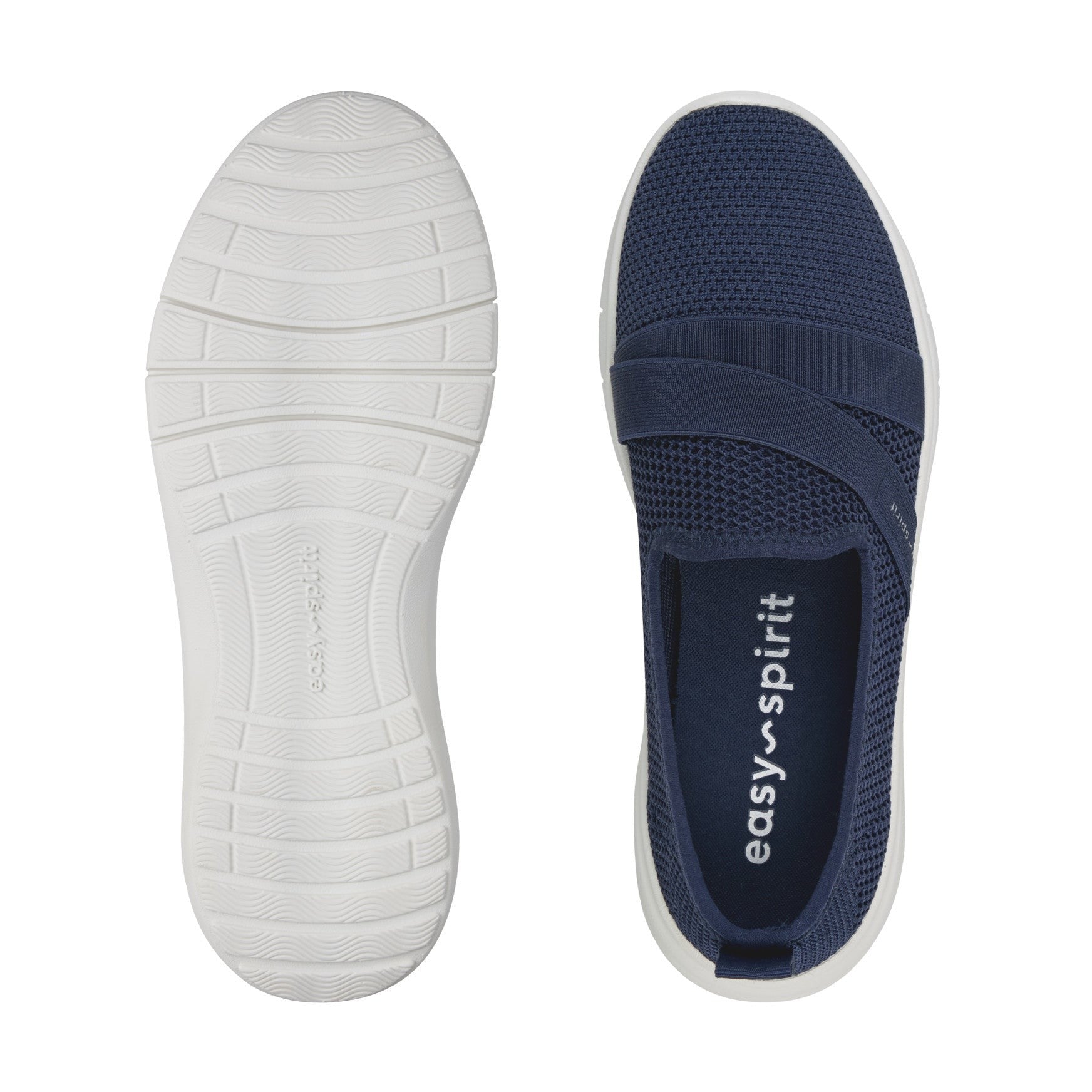 Easy Spirit Keyla Cushioned Slip-On with Arch Support Women's Walking Shoe - Navy - 5