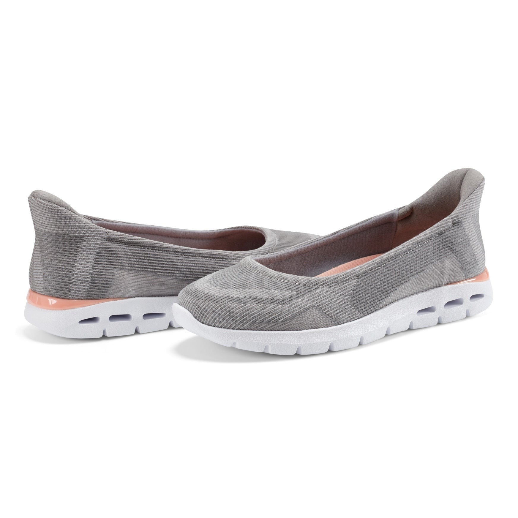 Easy Spirit Noemi Cushioned Slip-On Ballet Shoe Women's - Light Grey - 7