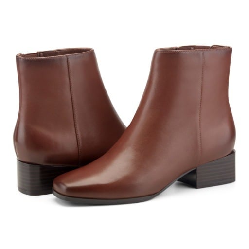 Easy Spirit Sidney Cushioned Arch-Support Women's Dress Bootie Medium Brown 6