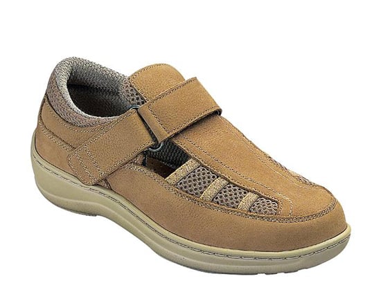 Orthofeet Women's Fisheman Sandals - orthofeet-871-tan-872