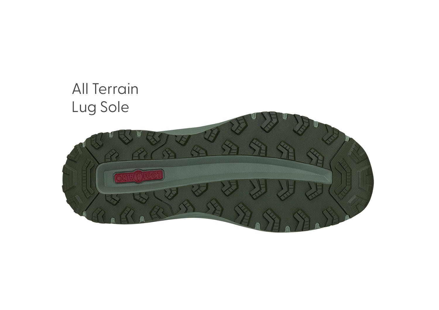 Orthofeet Tilos Trail Hands-Free Cushioned Support Men's Sneakers - Sage/army Green - Product View - 7