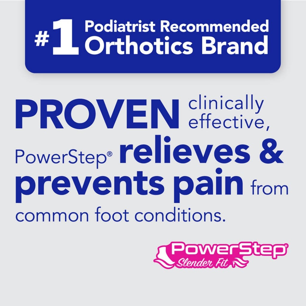 Powerstep SlenderFit 3/4 Women's Support Insoles - Lifestyle - Product View - 1