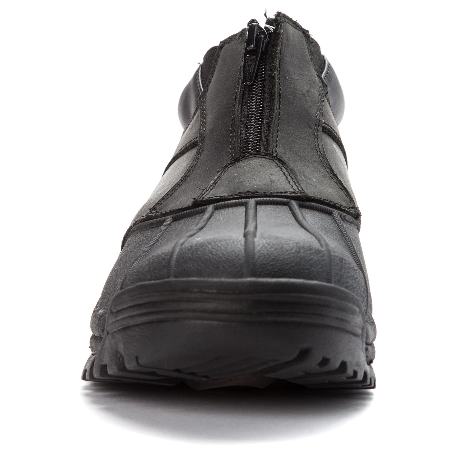 Propet Blizzard Ankle Zip Men's Front Zip Boots - Black - Front