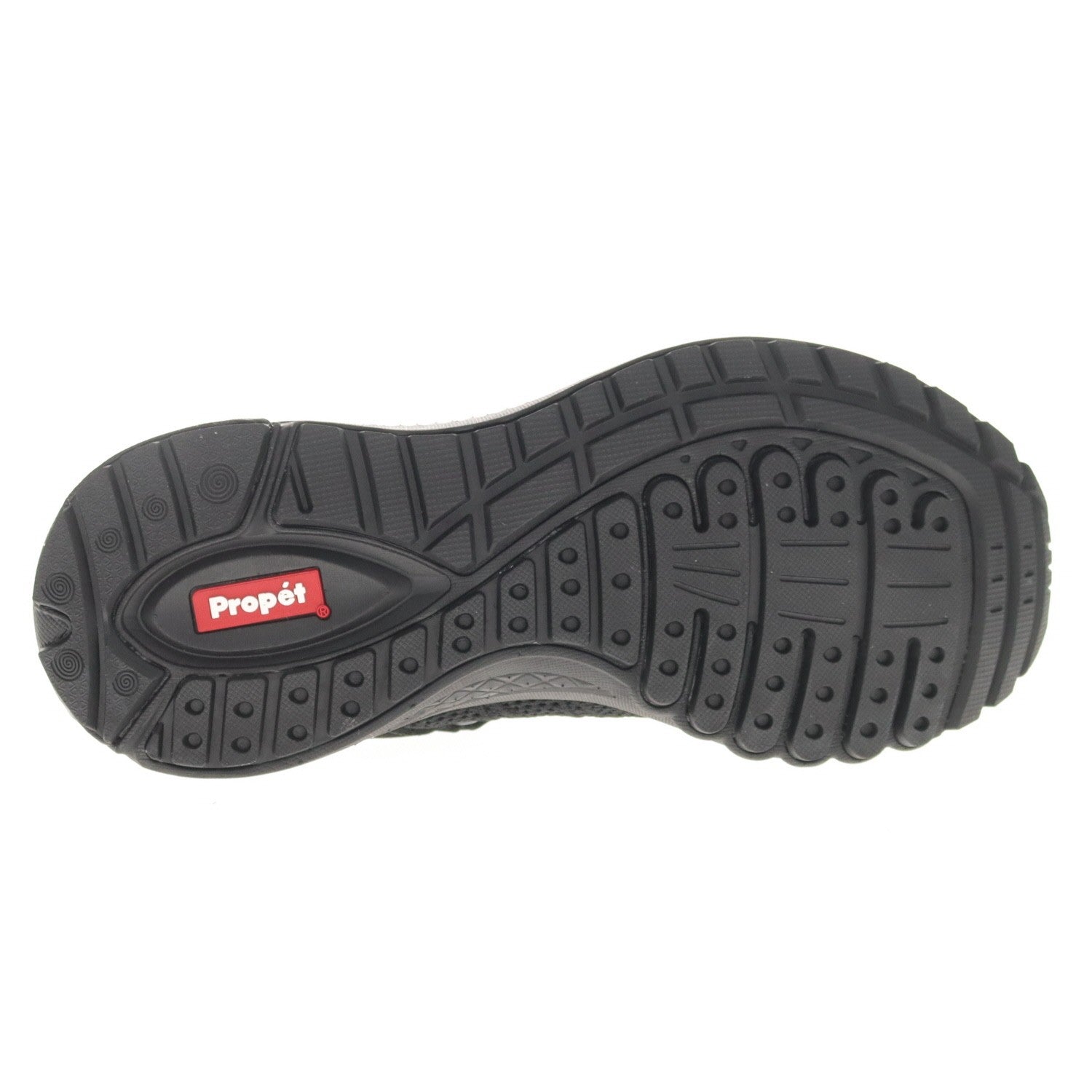 Propet Tour Knit FX Men's Walking Shoe - Black - bottom view