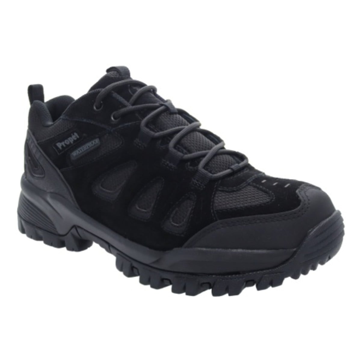 Propet Ridge Walker - Men's Orthopedic Waterproof Hiking Shoe - All Black - View 1