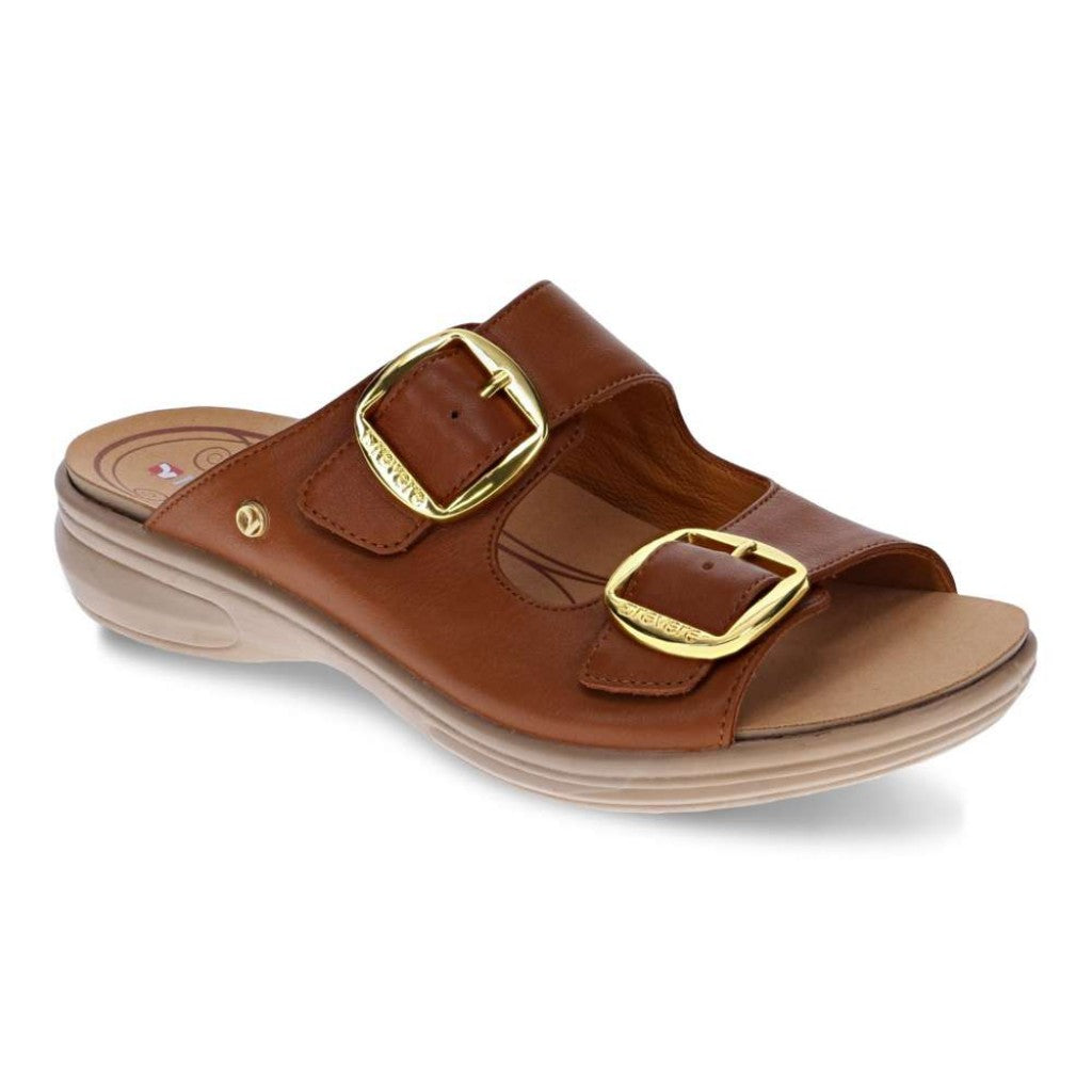 Revere Florence II Women's Slide - Tan - Product View - 1