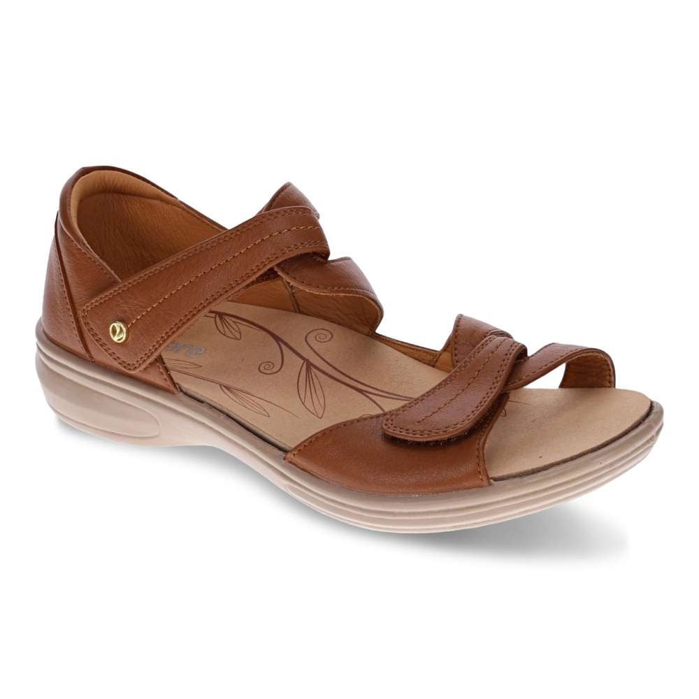 Revere Geneva Supportive Removable-Footbed Women's Sandal - Tan - Product View - 1