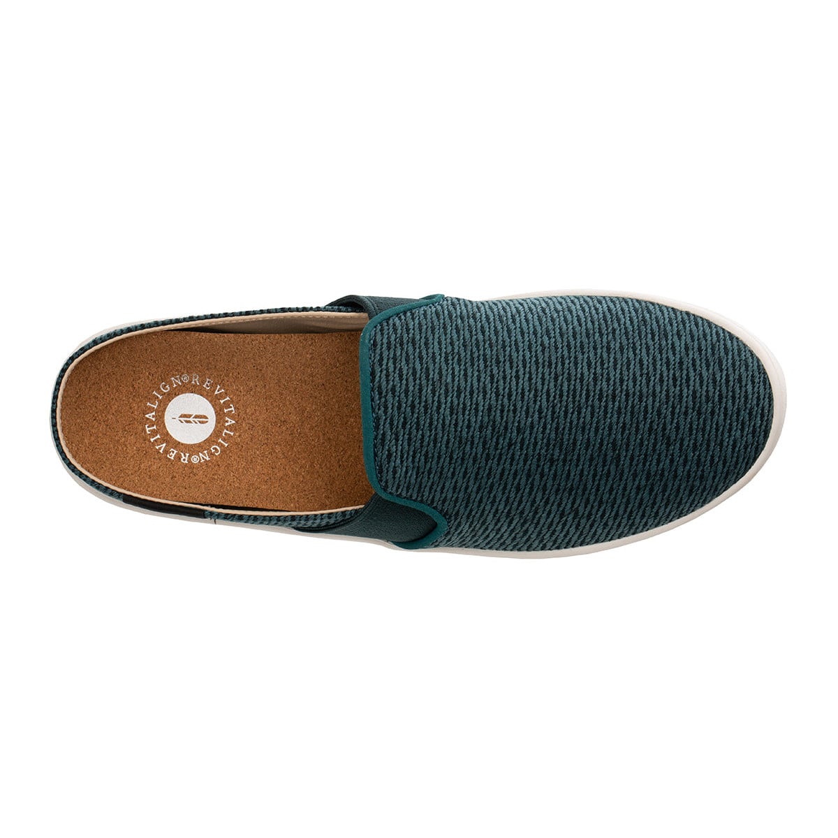 Revitalign Barbados Brighton Women's Backless Mule - Dark Teal