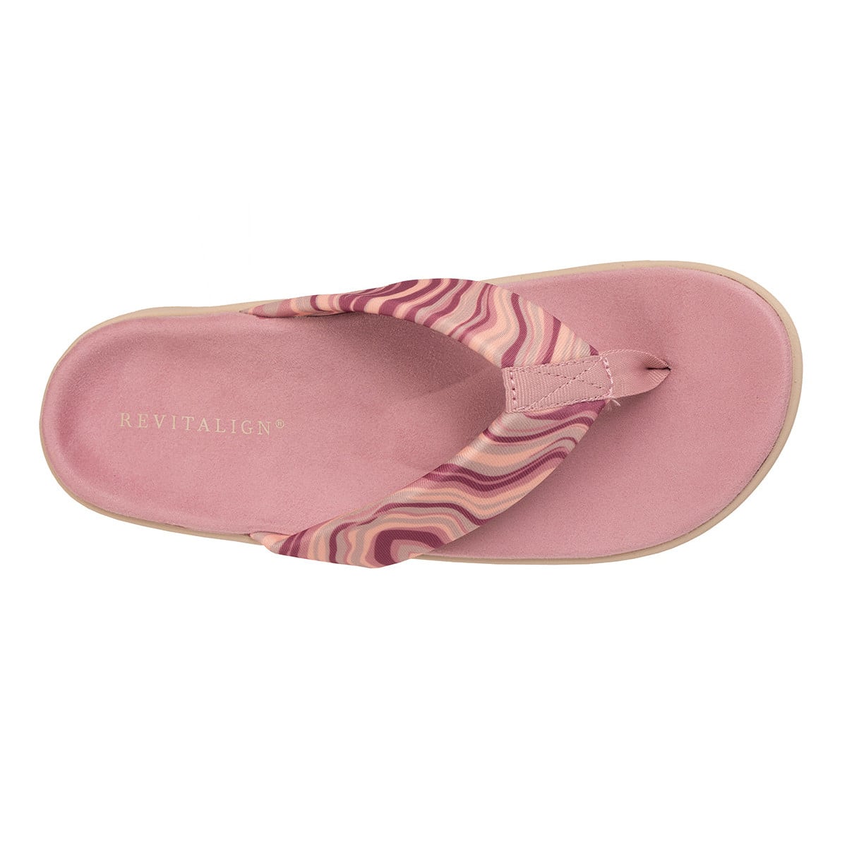 Revitalign Euphoria Fresh Women's Printed Flip-Flop Sandal - Creole Pink