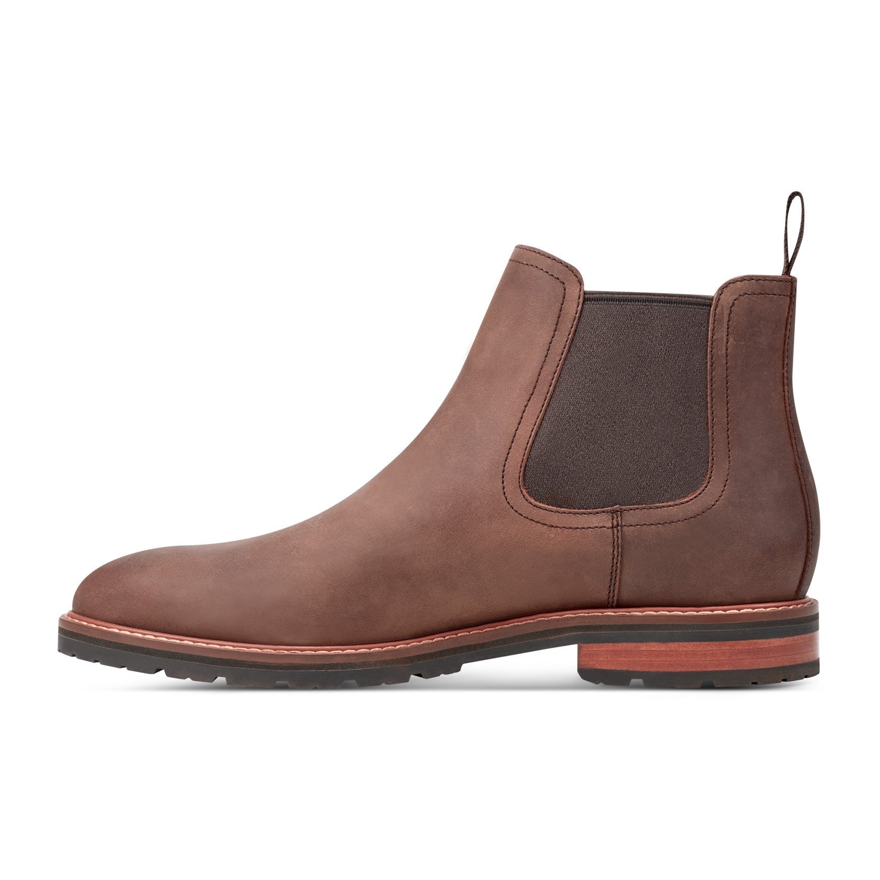 Rockport Cassius Cushioned Slip-On Men's Boot - Light Brown Leather - 6