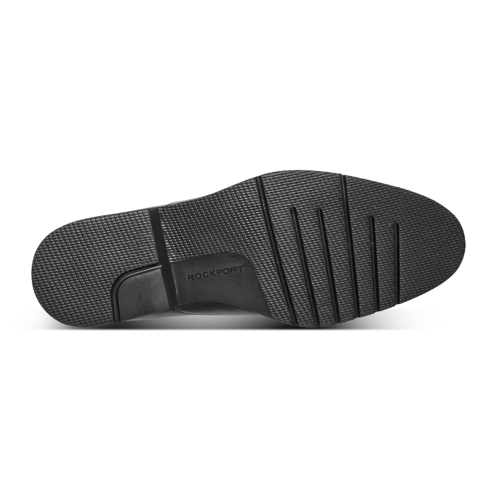 Rockport Folton Men's Leather Slip-On Loafers - Black Leather - View 5