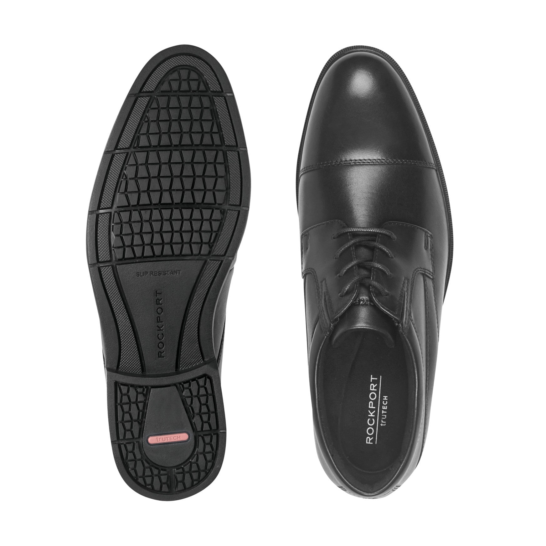 Rockport Orson Men's Waterproof Cap-Toe Oxfords - Black Leather - View 5
