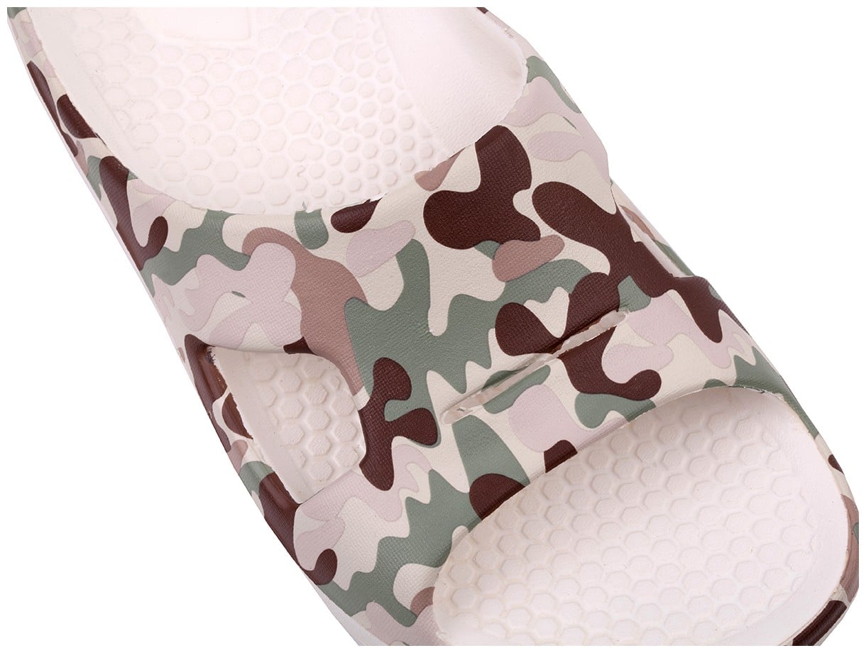 Spenco Fusion 2 Camo Women's Supportive Slide Sandal - Green Camo - Strap