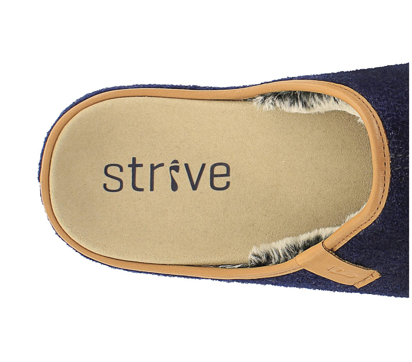 Strive Cologne Men's Arch Supportive Slipper - Navy - Other