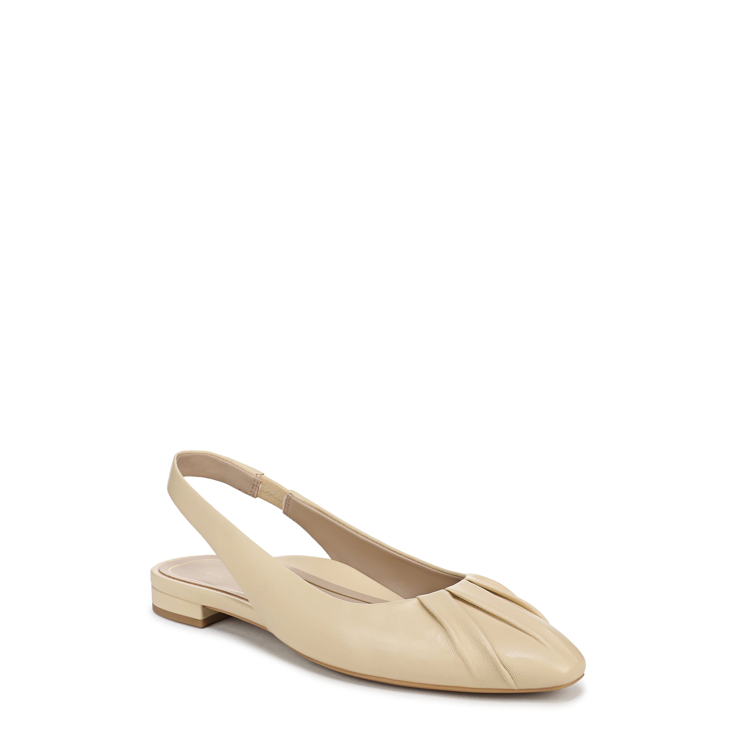 Vionic J9630L1251 - Vanilla Cream Leather - Main Front Three-Quarter View