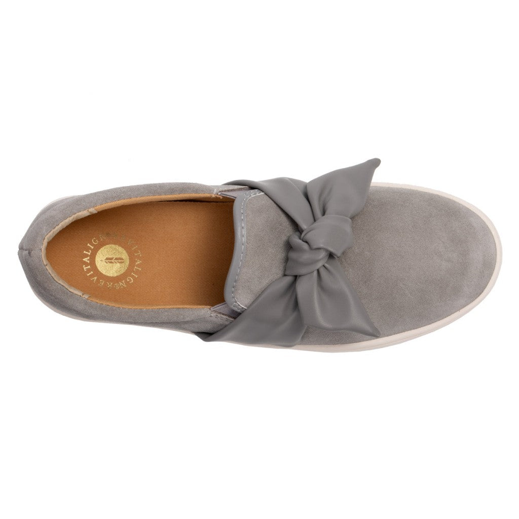 Revitalign Barbados Bow Orthotic Comfort Women's Shoes - Flint Grey - Product View - 7